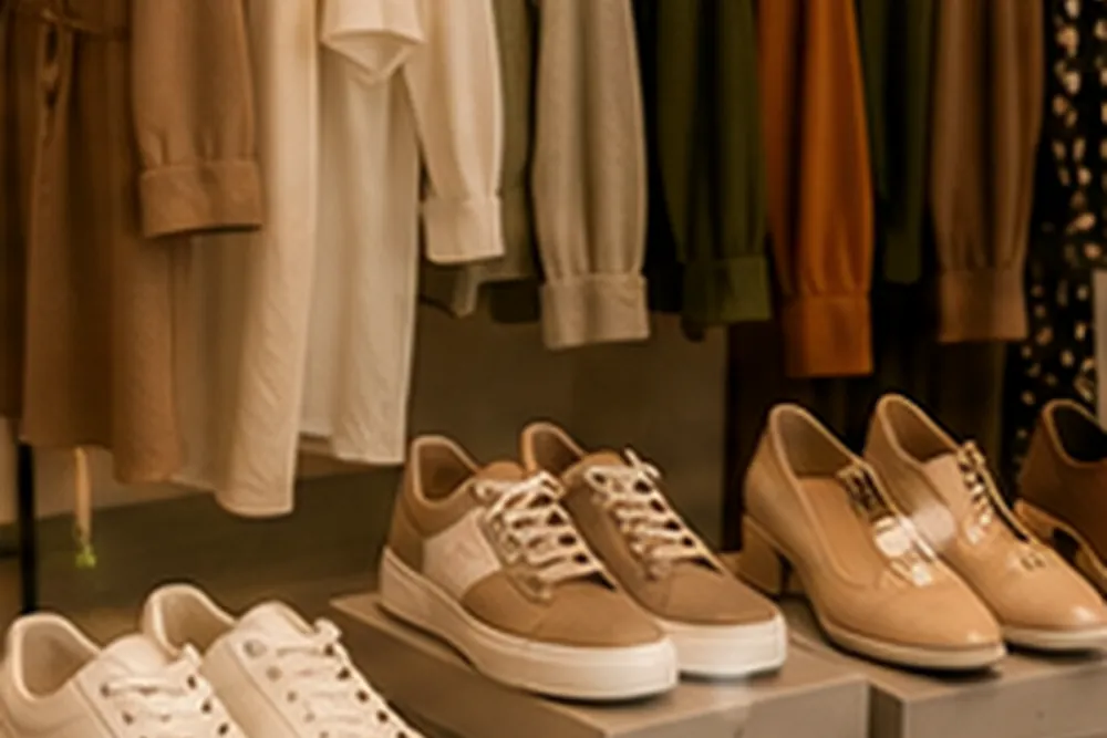 Calzado ordenado por modelo y talla en tienda